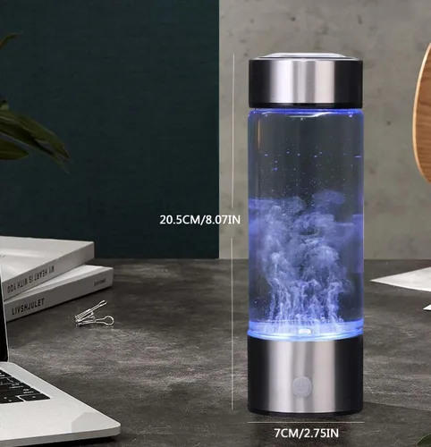 Miniatura 6 de Generador de agua de hidrógeno -2L de gran capacidad con temperatura constante y limpieza inteligente Máquina de agua rica en hidrógeno (1500PPB)