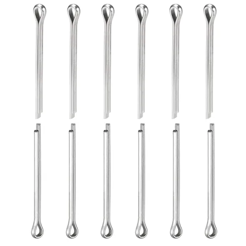 Miniatura 19 de DTGN Pasadores de clip de chaveta de 0.039 in x 0.394 in (DXL), paquete de 30 - Bueno para maquinaria - Sujetadores de horquilla de acero inoxidable