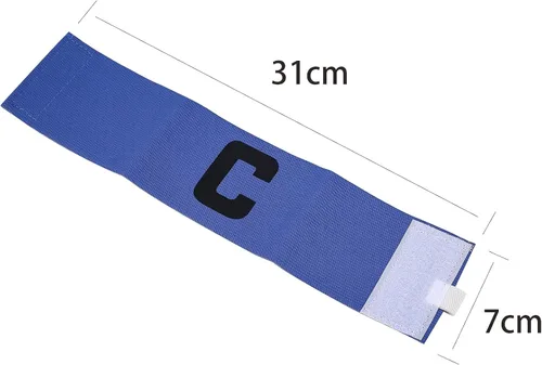 Miniatura 2 de 5 brazaletes elásticos de capitán de fútbol, ajustable, para líderes de equipo de fútbol, bandas de jugador de baloncesto para adultos y jóvenes