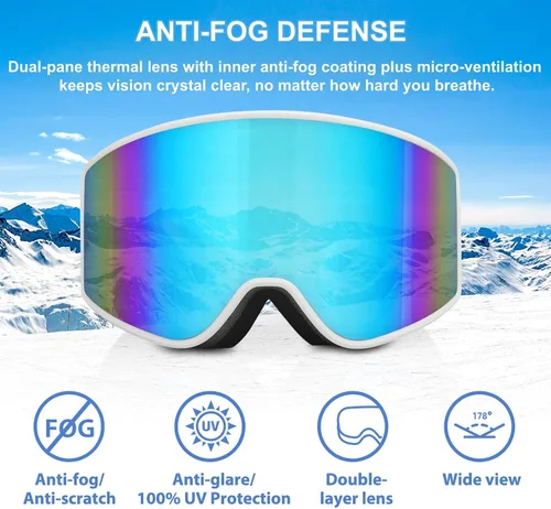 Miniatura 2 de EXP VISION Gafas de Esquí/Snowboard Parent-child Gafas de Nieve Sobre Gafas para Hombres, Mujeres, Adolescentes y Niños