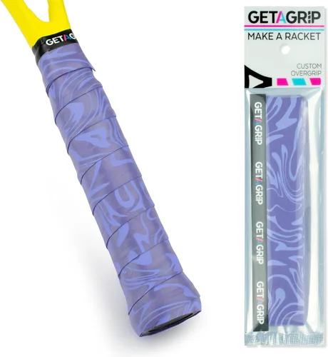 Miniatura 11 de Get A Grip - Grip personalizado para raqueta de tenis - Agarre antideslizante/de secado rápido para tenis - Grip precortado para raqueta de Pack