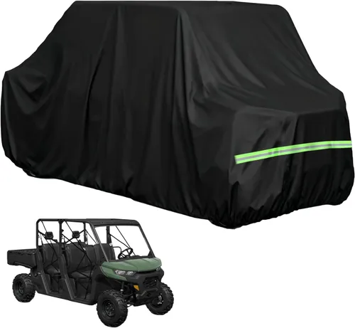 Miniatura 14 de Funda para UTV de 2 a 3 plazas, impermeable, resistente, 600D, lado a lado, compatible con Polaris RZR Ranger Can-Am Defender Teryx Pioneer