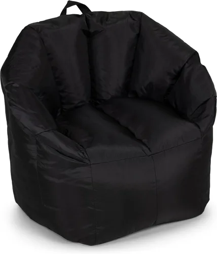 Miniatura 20 de Big Joe Milano - Silla de Puf con Cuero Montana Negro Vibe