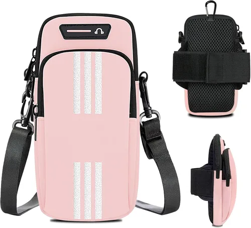 Miniatura 8 de Soporte para teléfono celular para correr, brazalete para iPhone 17, 16, 15, 14, 13, 12, 11 Pro Max Xs 16e Xr X Plus Galaxy Ultra Note, bolsa de 04