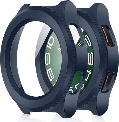 Miniatura 30 de Amizee Paquete de 2 fundas protectoras de pantalla compatibles con Samsung Galaxy Watch Ultra (2025/2024) de 1.772 pulgadas, con protector de negro