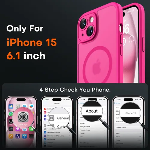 Miniatura 813 de TOCOL Funda para iPhone 11, compatible con Magsafe, protección completa de cámara, imanes integrados, protección contra caídas, funda translúcida