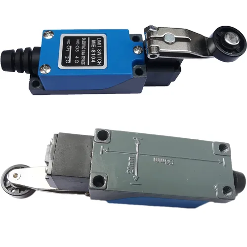 Miniatura 6 de yusheng - Interruptor de límite momentáneo ME-8104, 5 piezas, interruptor de límite de giro ajustable, brazo de palanca de rodillo arduino, NC-NO
