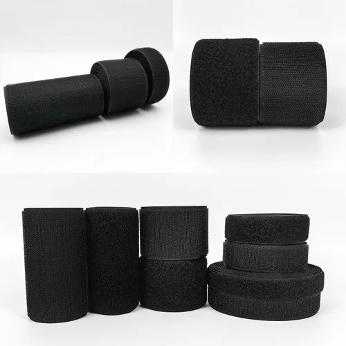 Miniatura 7 de Matenf Tiras de para coser, 1 pulgada de ancho, fáciles de coser, excelente agarre, no adhesivas, cinta entrelazada, cinta de gancho y bucle