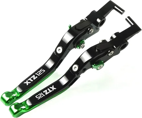 Miniatura 8 de Para Yamaha XTZ125 XTZ 125 2014 2015 2016 2017 2018 Palancas de motocicleta CNC Moto ajustable plegable extensible freno embrague palancas palanca