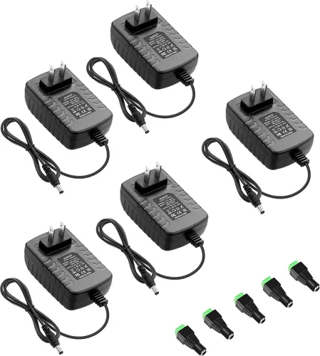 Miniatura 9 de ALITOVE 5V 3A 15W AC 100V ~ 240V a DC adaptador de fuente de alimentación convertidor 5.5X 0.098 in 0.217x0.083 in enchufe para WS2812B WS2811