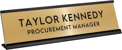 Miniatura 18 de Placa de escritorio grabada personalizada, personalizada con tu nombre y título, decoración perfecta para oficina, negocio o hogar, múltiples Rosa