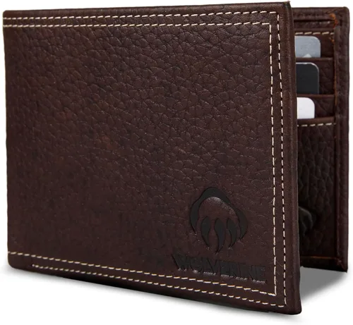 Miniatura 7 de WOLVERINE Men's Bifold Leather and Canvas Wallets