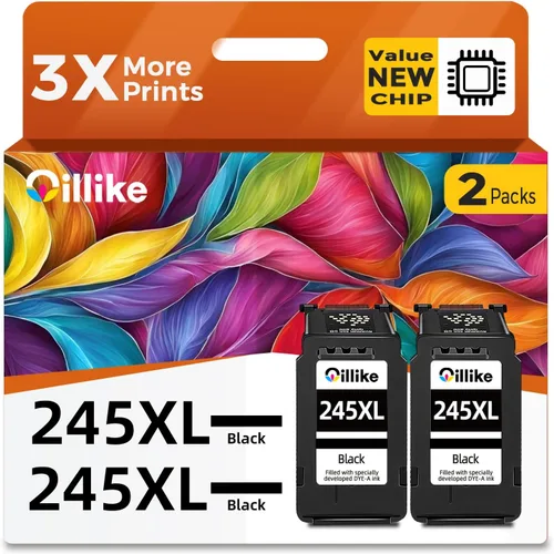 Cartucho de tinta 245XL de repuesto para Canon 245XL tinta negra PG 245 XL 243 243XL PG245 compatible con impresoras PIXMA MX492, MX490, MG2522,