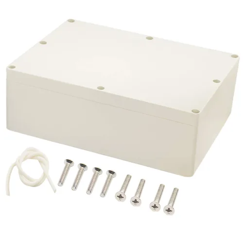 Miniatura 13 de Zulkit Caja de conexiones de plástico ABS a prueba de polvo impermeable IP65 Cajas eléctricas universales Caja de proyectos Gris 3.3 x 2.3 x 1.3