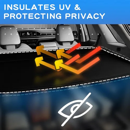 Miniatura 3 de Cubierta de cajuela compatible con Rav4 2013-2018, cubierta retráctil para sombra trasera de privacidad 2014 2015 2016 2017 Accesorios para Rav4