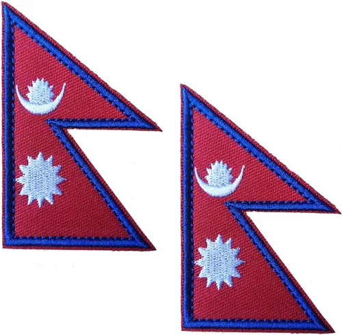 Miniatura 30 de 2 parches de bandera de Japón de AliPlus bordados tácticos militares moral parche apliques gancho y bucle