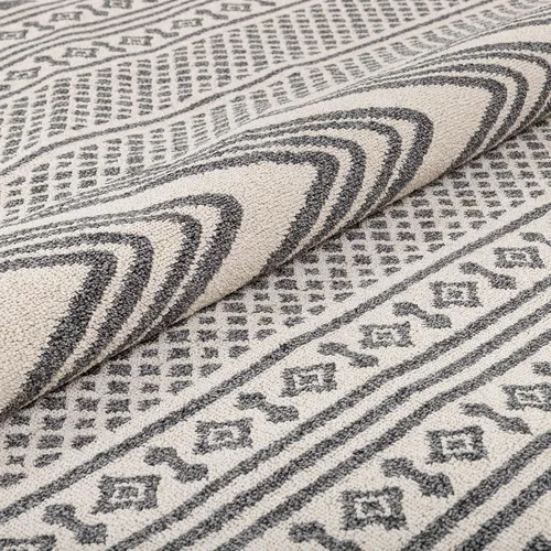 Miniatura 3 de Well Woven - Tapete con diseño de enrejado marroquí, color azul claro
