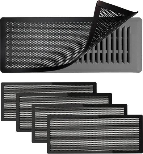 Miniatura 15 de 4 PCS Cubiertas Magnéticas de Ventilación Blancas - 5.5x12 Cubiertas Magnéticas de Ventilación con Pantalla de Malla para Registros de Blanco malla