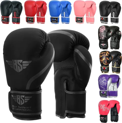 Miniatura 10 de Guantes de boxeo para niños Be Smart de 4 a 12 años, 4oz 6oz, guantes de entrenamiento para niños, guantes de boxeo juvenil, guantes
