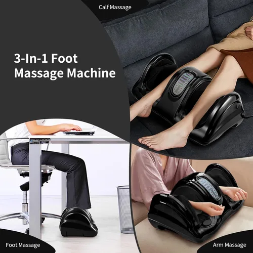 Miniatura 3 de Giantex Shiatsu - Máquina masajeadora de pies para pies, pierna y pantorrilla, tobillo para aliviar el dolor, regalo de spa, masaje de amasamiento