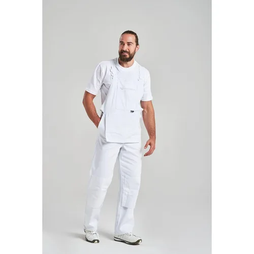 Miniatura 7 de Portwest S810 Bolton - Overol con peto de algodón blanco con bolsillos para las rodillas, talla XXL