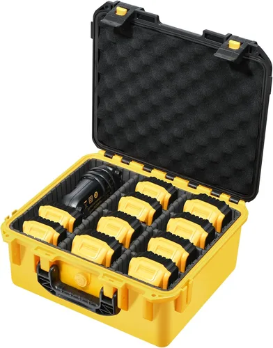 Estuche de almacenamiento para batería Dewalt de 20 V: estuches duros impermeables para baterías Dewalt 20V/12V/60V, organizador de almacenamiento