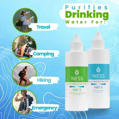 Miniatura 3 de Kit de dióxido de cloro - Ácido clorhídrico 4% y solución de sodio (1 solución A de 4 onzas + 1 solución de 4 oz B)