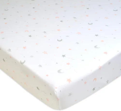 Miniatura 36 de American Baby Company Sábana bajera ajustable para mini cuna 100% algodón natural, de 38" x 24", suave y transpirable, sábana pequeña tipo nido Azul