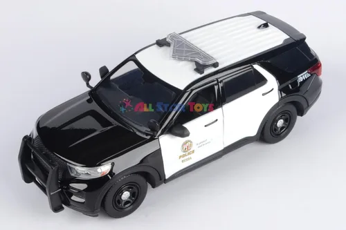 Miniatura 5 de Motormax All Star Toys 2022 Ford Explorer Police Interceptor Utility LAPD Departamento de Policía de Los Ángeles 1/24 Diecast Model 76994