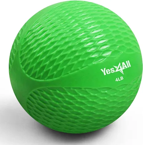 Miniatura 31 de Yes4All - Bolas de tonificación con peso para ejercicio, bolas medicinales suaves para ejercicio, pilates, yoga, equilibrio, flexibilidad, 2-10 C.
