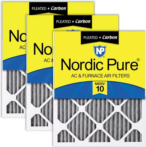 Miniatura 9 de Nordic Pure Filtros de aire para horno MERV 6 de 18 x 25 x 1 pulgadas (tamaño real: 17 1/2 x 24 1/2 x 3/4), color verde poliéster MERV 6, reduce