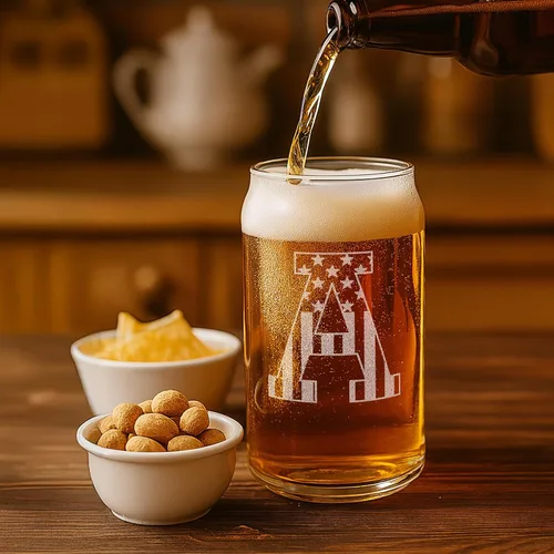 Miniatura 7 de Vasos de cerveza con monograma para hombres (A-Z) 16 oz - Regalos de cerveza para hombres hermano hijo papá vecino - Regalos únicos para él - Tazas