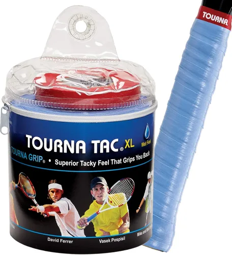 Tourna Paquete de 30 bolsas de viaje Tac Tacky Feel Tennis Grip