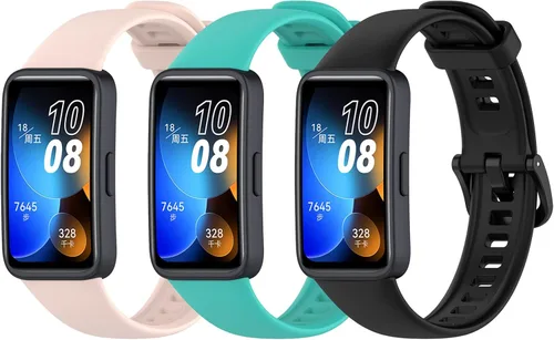 Miniatura 12 de FitTurn Correa de muñeca compatible con Huawei Band 8/9 Smart Watch – Correa deportiva de liberación rápida de repuesto para mujer y hombre Paquete