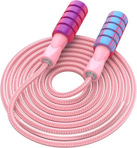 Miniatura 10 de Cuerda de saltar para mujeres y hombres, jumprope de fitness para mujeres, entrenamiento, cuerda de saltar ajustable para adultos