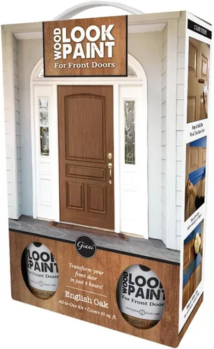 Miniatura 4 de Kit de pintura Giani con aspecto de madera para puertas delanteras e interiores (Nogal negro)