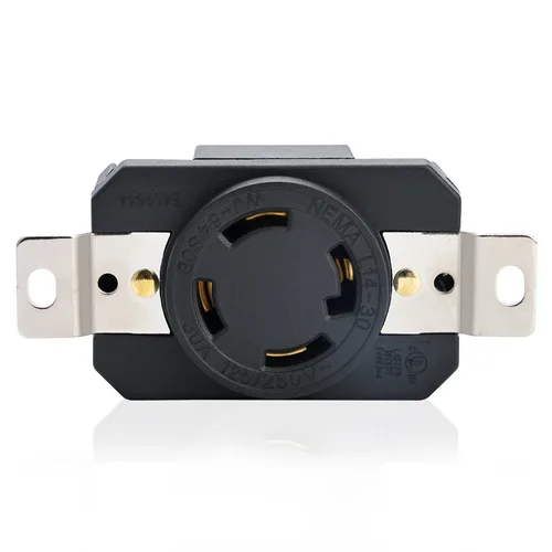 Miniatura 11 de STARELO Enchufe de bloqueo de 30 amperios/conector para grupo electrógeno, NEMA L14-30P y L14-30C, 125/250V 3 polos 4 cables con conexión a tierra