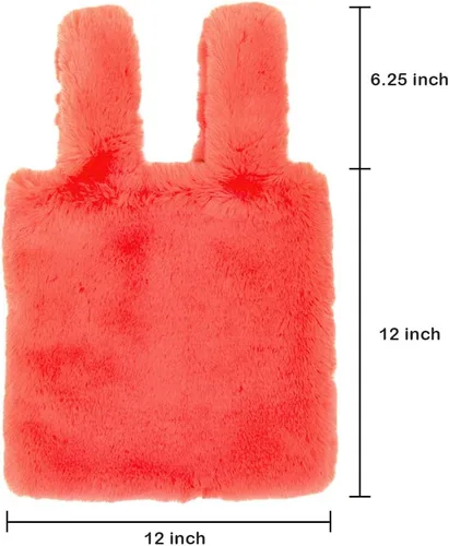 Miniatura 3 de Bolso de mano de moda de muñeca holgada con correa de piel sintética suave