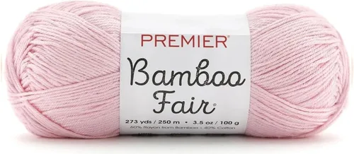 Miniatura 24 de Premier Yarns Hilo de bambú Fair DK, para tejer y tejer, mezcla de algodón para tejido y ganchillo en climas cálidos, color marfil