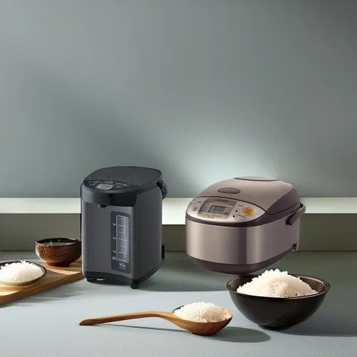 Miniatura 4 de Zojirushi CD-NAC40BM - Caldera y calentador de agua Micom, 4.0 litros, negro metálico y NS-TSC10 5-1/2 tazas (sin cocinar) Micom arrocera