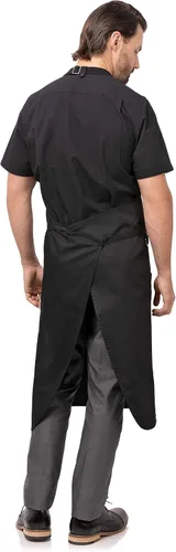Miniatura 3 de Chef Works Brio Chef's Bib Delantal para hombre, Negro
