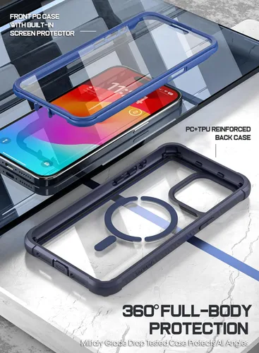 Miniatura 2 de Poetic Guardian MagPro - Funda para iPhone 15 Pro Max de 6.7 pulgadas, [compatible con MagSafe], [probada en caídas de grado militar de 20 pies]