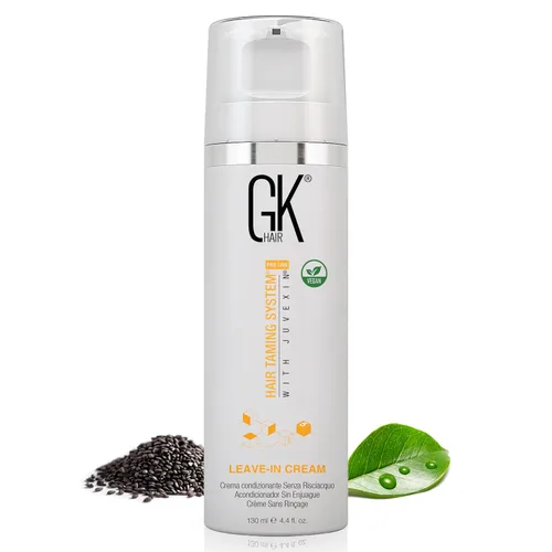 Miniatura 16 de GK HAIR Acondicionador vegano sin enjuague para cabello seco dañado (130ml/4.4 Fl Oz) Acondicionador hidratante, suavizante, hidratante y control