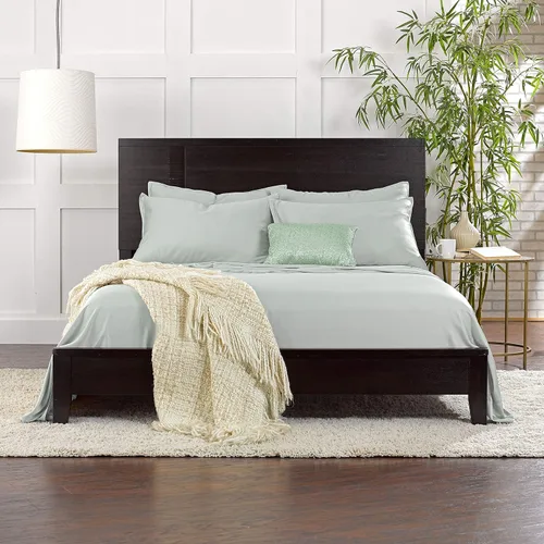 Miniatura 7 de Sábanas King de Pure Bamboo, Juego de Sábanas de Cama de Viscosa 100% Orgánica Genuina Derivada de Bambú, Lujosamente Suaves y Refrescantes, Doble