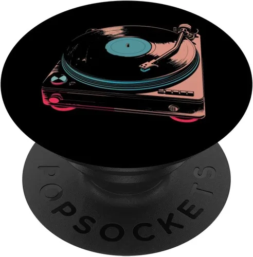 Miniatura 6 de Retro Turntable PopSockets MagSafe PopGrip for iPhone