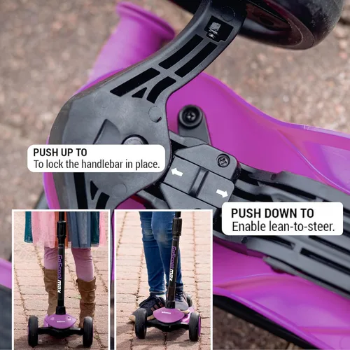 Miniatura 4 de New-Bounce Scooters para niños pequeños – Scooter de 3 ruedas para niños con manubrio ajustable – El GoScoot MAX es perfecto para niños y niños