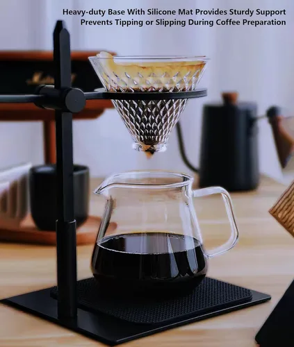 Miniatura 3 de Pour Over Coffee Station - Soporte para gotero de café de acero inoxidable
