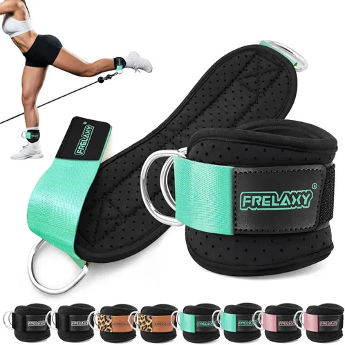 Miniatura 10 de Frelaxy Correas para Tobillo para Máquina de Cable – Correas para Piernas Cómodas y Duraderas para Patadas Traseras, Entrenamientos de Glúteos
