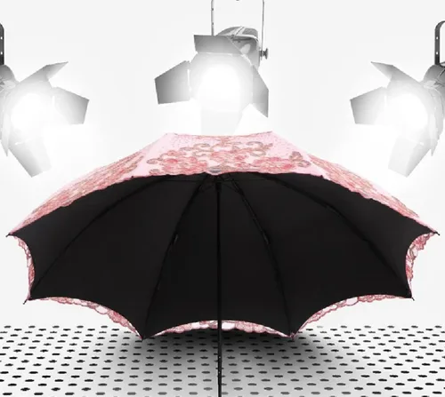Miniatura 45 de Honeystore - Parasoles de encaje de flores para fiesta de boda, paraguas nupcial de encaje