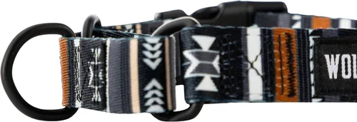 Miniatura 6 de Wolfgang - Collar de perro Martingala resistente con hebilla de nailon de liberación rápida para caminar y entrenar, estampado NewMoon, mediano